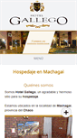 Mobile Screenshot of hotel-gallego.com