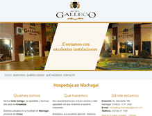 Tablet Screenshot of hotel-gallego.com